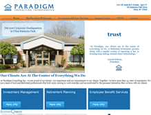 Tablet Screenshot of paradigmci.com